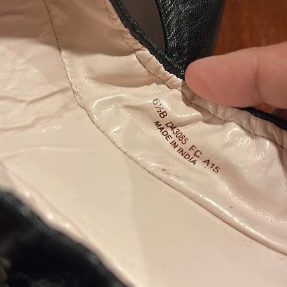 Womens Size 6.5 B Cole Haan Arvada Bow Ballet II Flat D43085 - Black leather - Picture 3 of 7